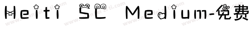 Heiti SC Medium字体转换